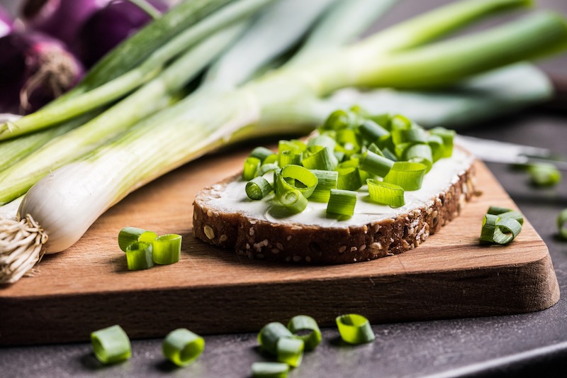 Bread With Spring Onion Picjumbo Com